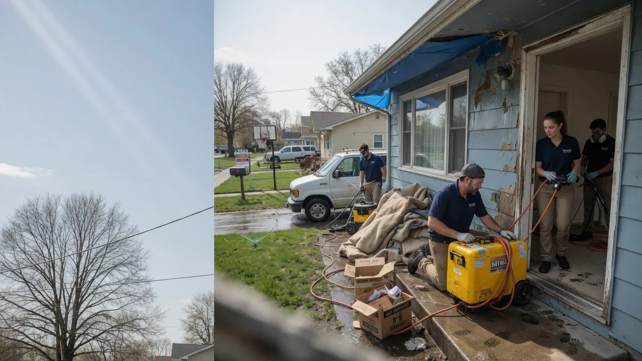 Basement Flood Cleanup in Clarksburg, PA near me